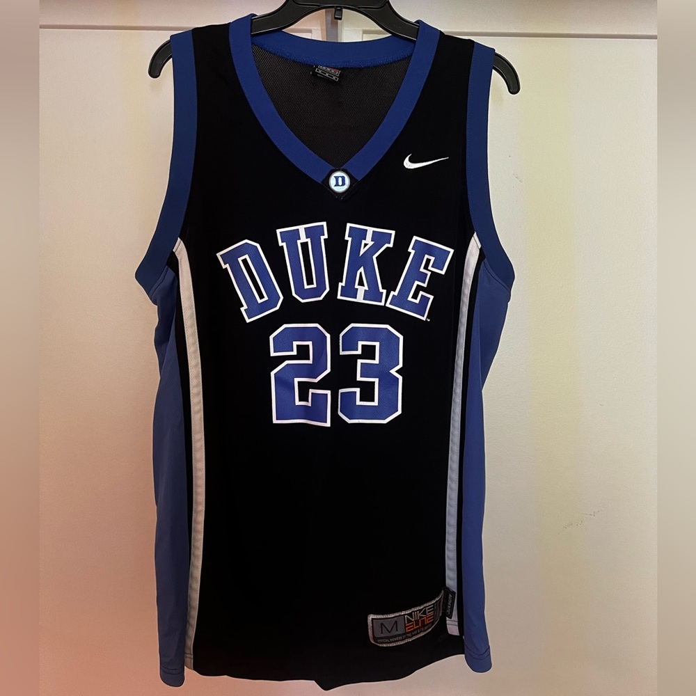 Duke Blue Devils, Black Away, Nike Jersey, size medium, number 23
